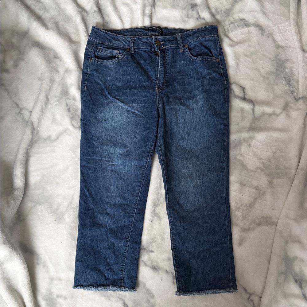 d. jeans Women's Dark Blue Ankle Jeans